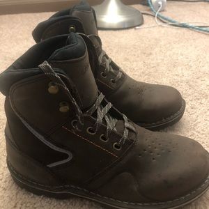 Size 7M women’s steel toed WORX boots